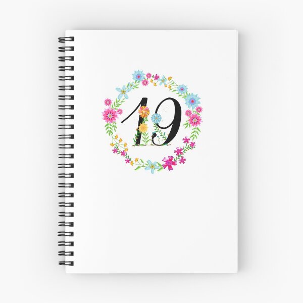 Item preview, Floral Number 19 Nineteen designed and sold by BleuSky.