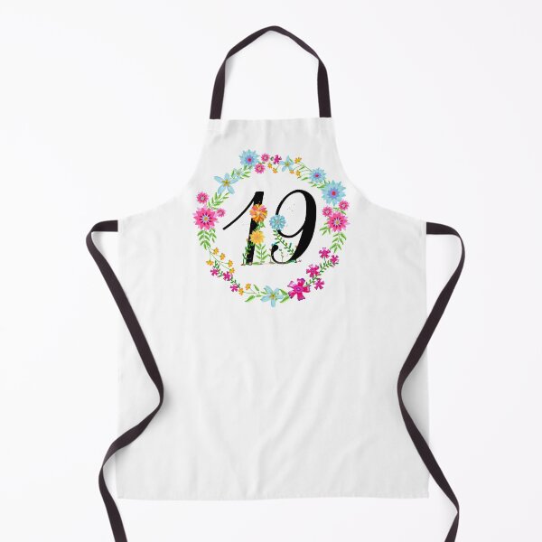 Item preview, Floral Number 19 Nineteen designed and sold by BleuSky.