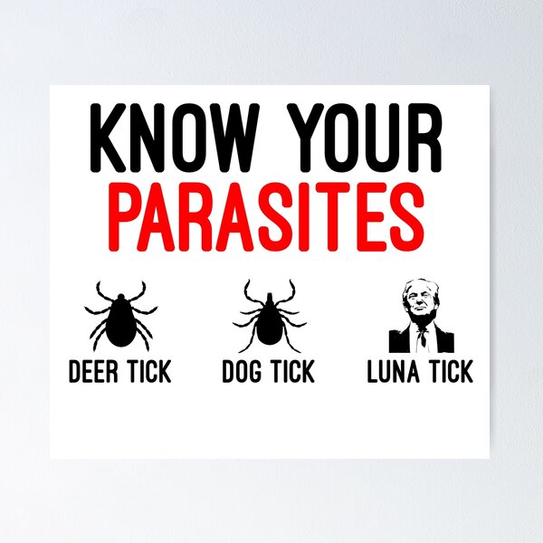 Item preview, Funny Know Your Parasites designed and sold by Raw Creative Prints.