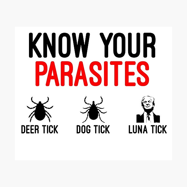 Item preview, Funny Know Your Parasites designed and sold by Raw Creative Prints.