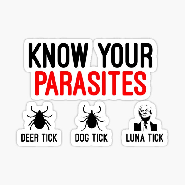 Funny Know Your Parasites Sticker