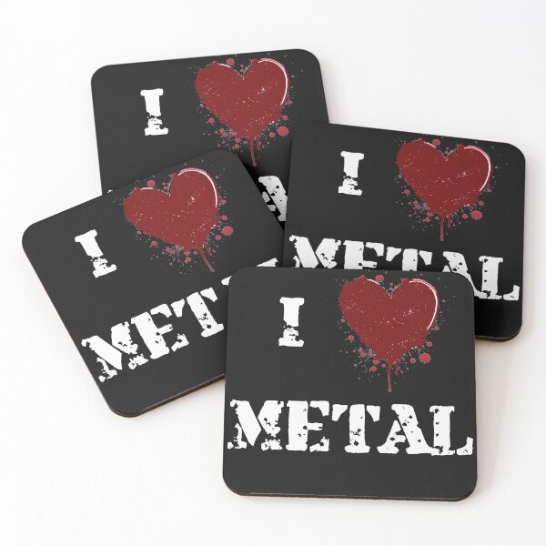 Item preview, I Love Metal designed and sold by ShirtheadDesign.