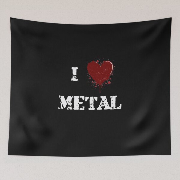 Item preview, I Love Metal designed and sold by ShirtheadDesign.