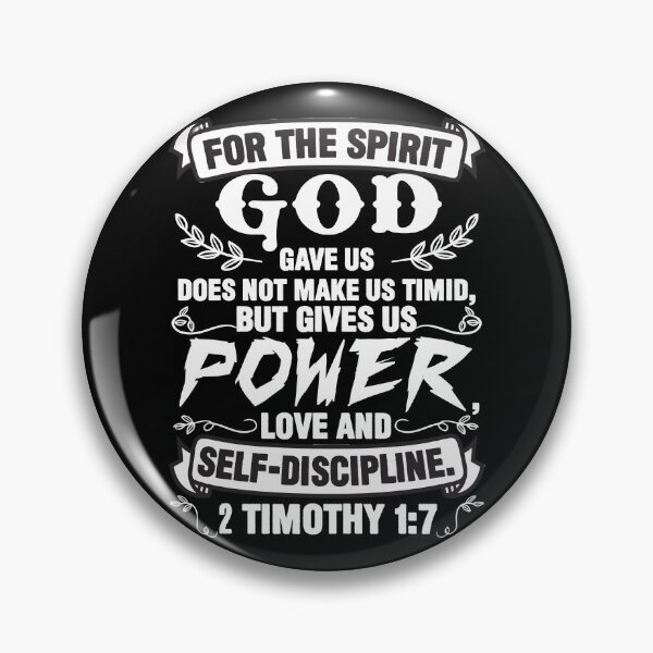 Item preview, 2 Timothy 1:7 designed and sold by plushism.