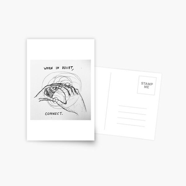 When In Doubt, Connect Postcard