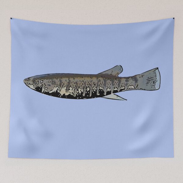 Item preview, Striped Killifish Black Alternate Print designed and sold by designsasstultd.