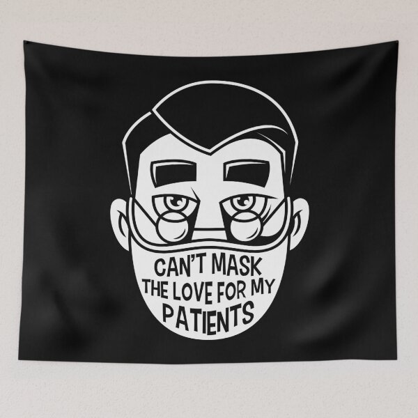 Item preview, Can't mask love for my patients designed and sold by tonstan.