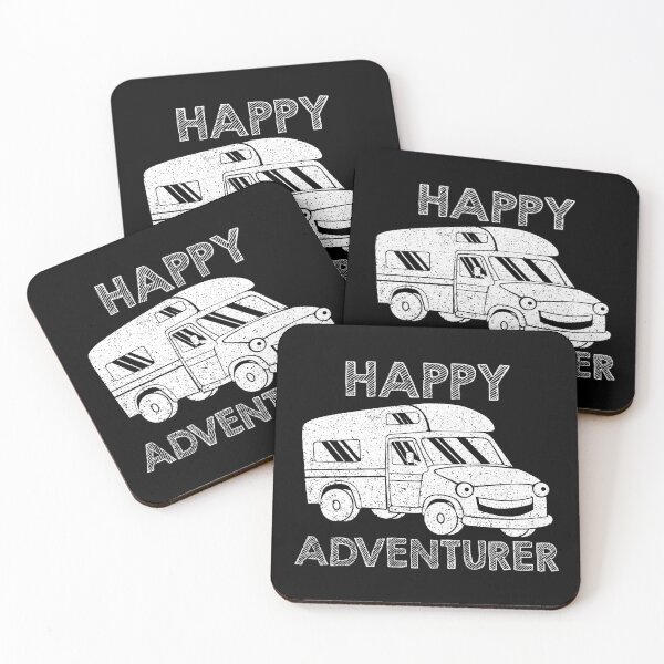 Item preview, RV Camper Van Happy Adventure Camping Gift designed and sold by Tom2468.