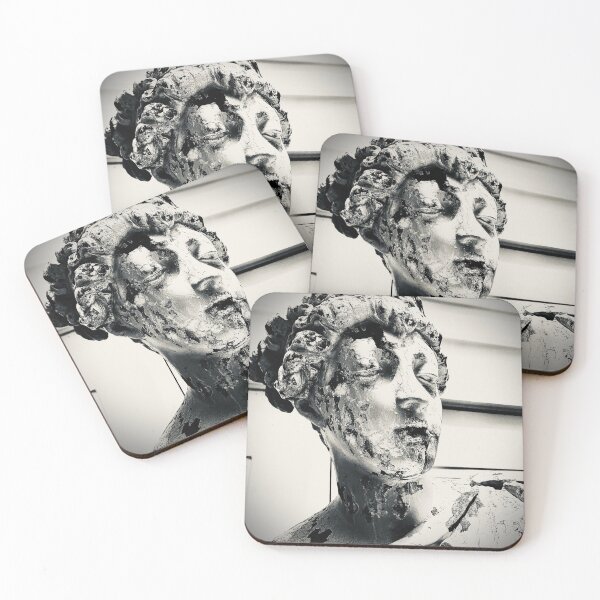 Item preview, Face of Marble Statue in Sun Room designed and sold by QandQs.