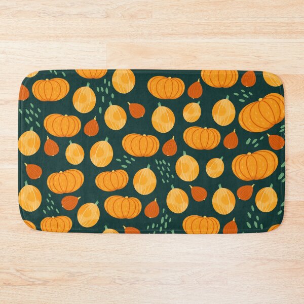 Item preview, Pumpkins pattern - orange and green designed and sold by Valeria Frustaci.