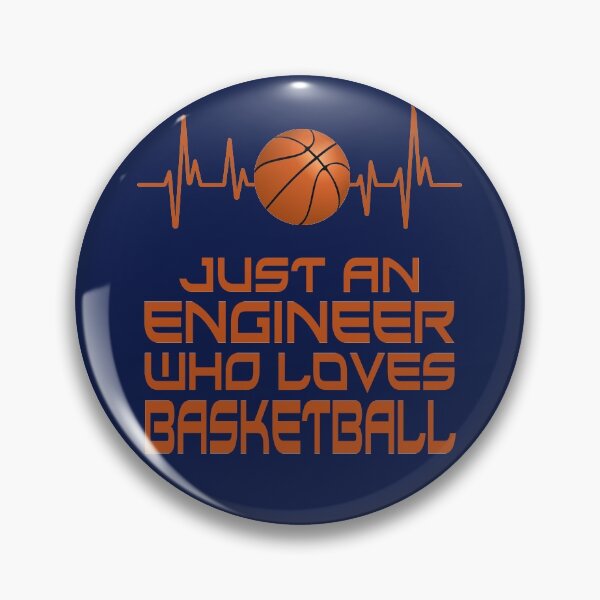 Item preview, Just an Engineer Who Loves Basketball designed and sold by TonsPOD.
