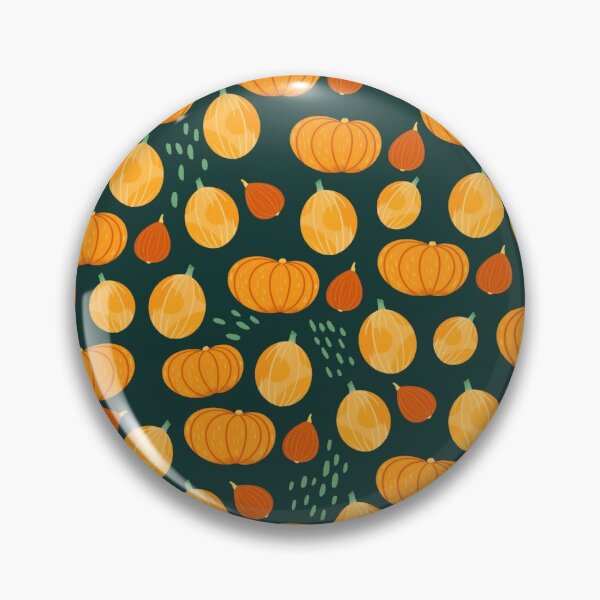 Item preview, Pumpkins pattern - orange and green designed and sold by Valeria Frustaci.
