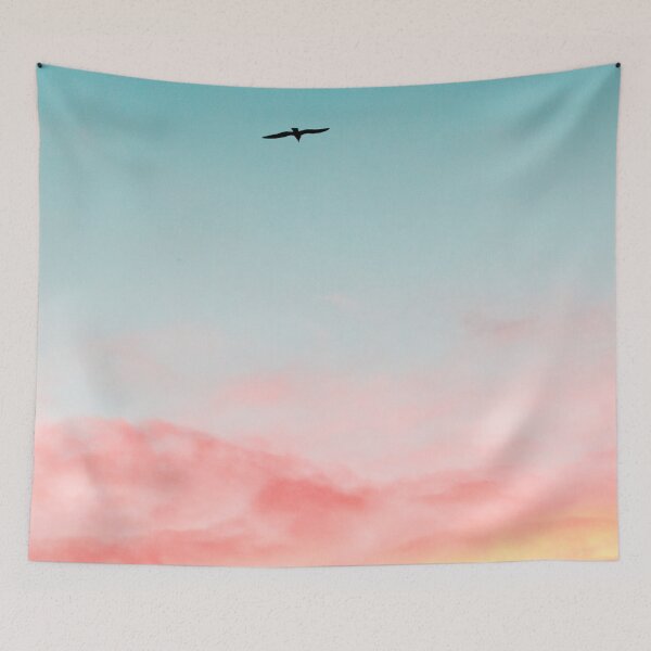 Item preview, bird sunset Nature blue sky cloud space twilight design  designed and sold by AnujShah7.