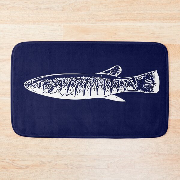 Item preview, Striped Killifish White Print  designed and sold by designsasstultd.