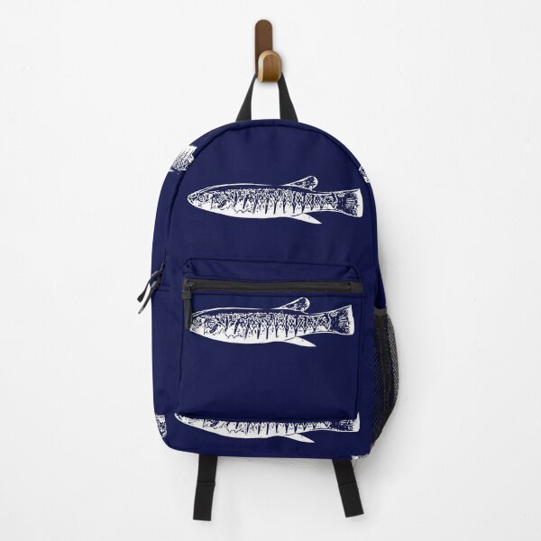 Item preview, Striped Killifish White Print  designed and sold by designsasstultd.