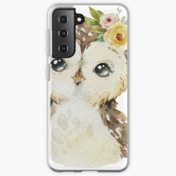cute bird in shoes cartoon yellow Samsung Galaxy Soft Case