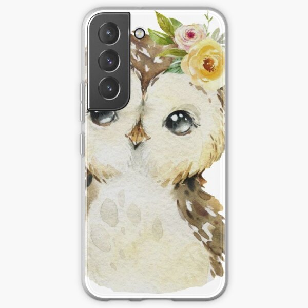 cute bird in shoes cartoon yellow Samsung Galaxy Soft Case