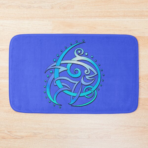 Item preview, Blue Swirl Fish Knot designed and sold by Dana Kester-McCabe.