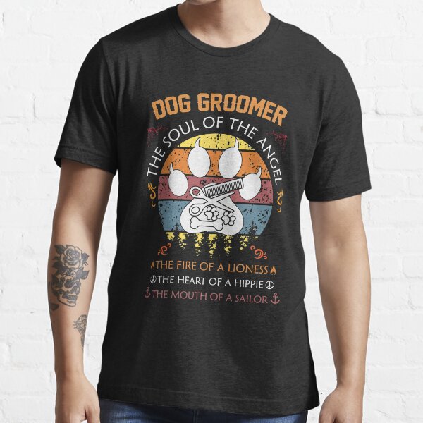 “Cool Dog Groomer Retro Gift Funny Dog Groomer Gift” T-shirt for Sale