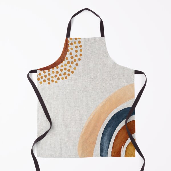 Item preview, Rock Pool 4 - Retro Abstract Urban Beach Landscape Watercolour Pattern designed and sold by Quirkle Berry.