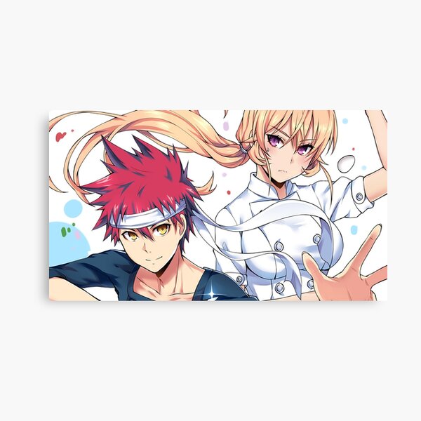 Food Wars Soma and Erina Canvas Print