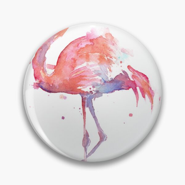 Aperçu de l'œuvre Flamant rose mignon oiseau dans des chaussures rose créée et vendue par WEShop23.