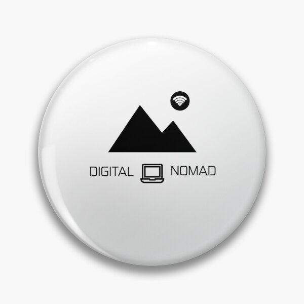 Item preview, Digital Nomad: Mountain and Laptop Design designed and sold by ChriseryMerch.