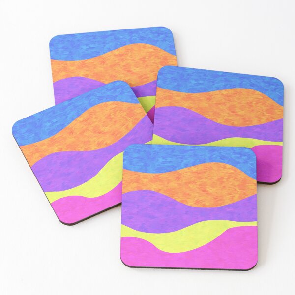 Item preview, Bright Colorful Abstract Landscape designed and sold by Salote Faotusia.