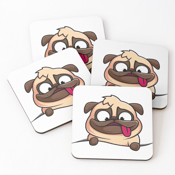 Item preview, Cartoon Pug Dog designed and sold by BitsndPieces.