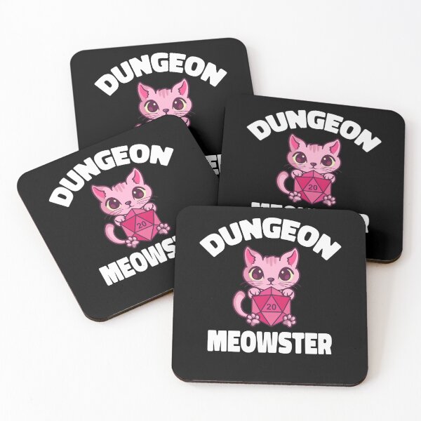 Item preview, Dungeon Meowster Cat Tabletop Polyhedral designed and sold by DelightfulDude.