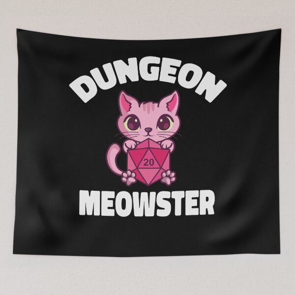 Item preview, Dungeon Meowster Cat Tabletop Polyhedral designed and sold by DelightfulDude.