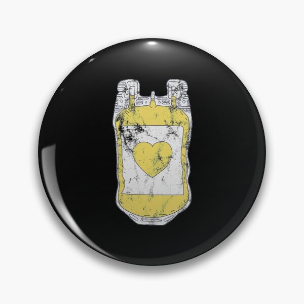 Item preview, Distressed Plasma Donor - Yellow Heart - Plasma Chemist designed and sold by DeWinnes.