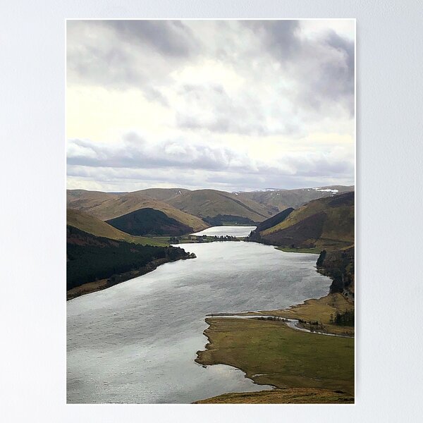 Item preview, Looking down and over St Mary’s Loch from Capper Law Hill, Scottish Borders designed and sold by yourscotborders.
