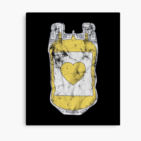 Item preview, Distressed Plasma Donor - Yellow Heart - Plasma Chemist designed and sold by DeWinnes.
