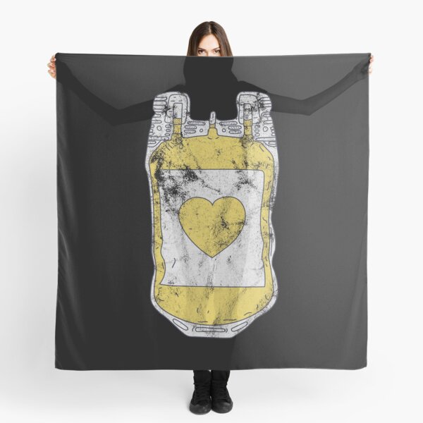 Item preview, Distressed Plasma Donor - Yellow Heart - Plasma Chemist designed and sold by DeWinnes.