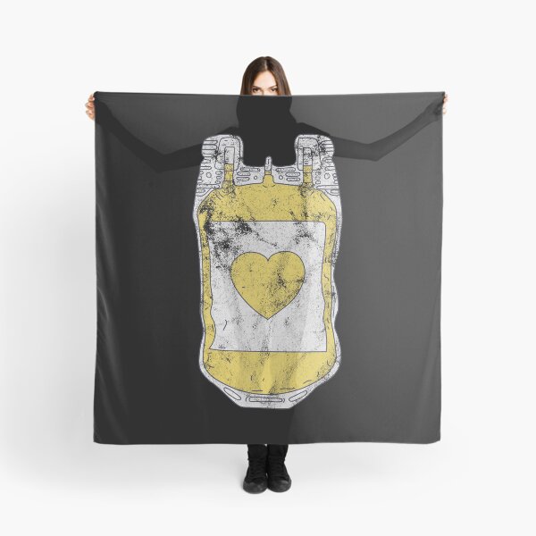 Item preview, Distressed Plasma Donor - Yellow Heart - Plasma Chemist designed and sold by DeWinnes.