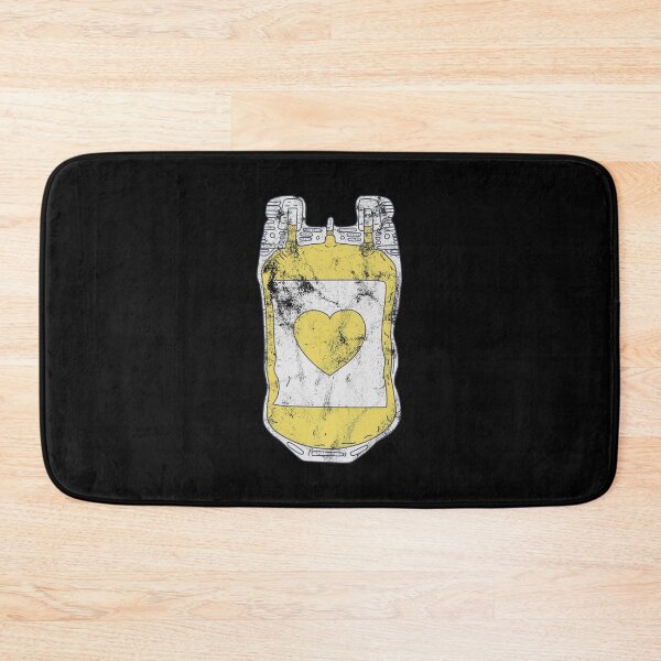 Item preview, Distressed Plasma Donor - Yellow Heart - Plasma Chemist designed and sold by DeWinnes.