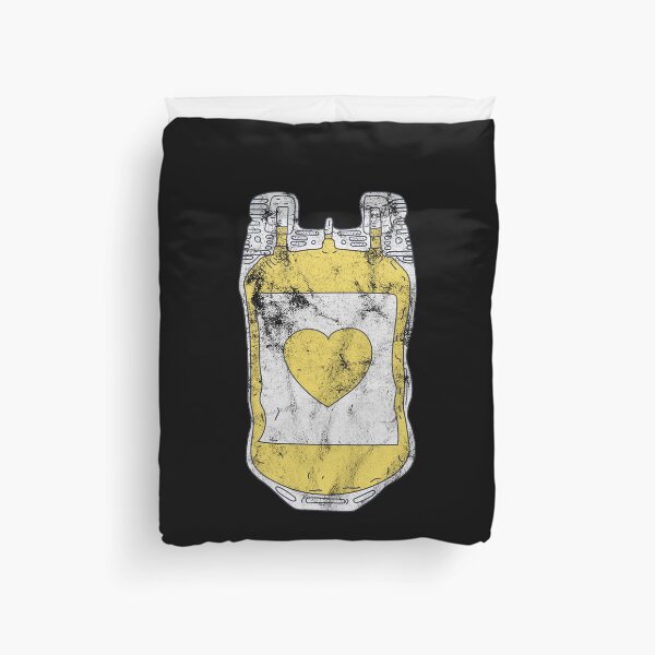 Item preview, Distressed Plasma Donor - Yellow Heart - Plasma Chemist designed and sold by DeWinnes.