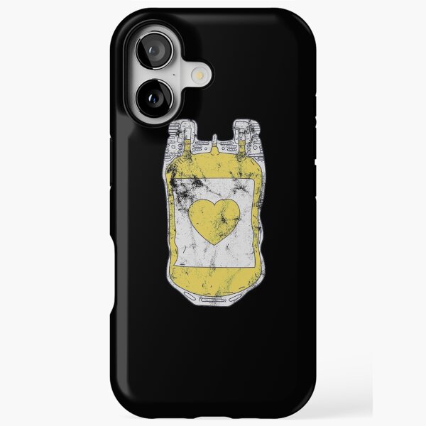 Item preview, Distressed Plasma Donor - Yellow Heart - Plasma Chemist designed and sold by DeWinnes.