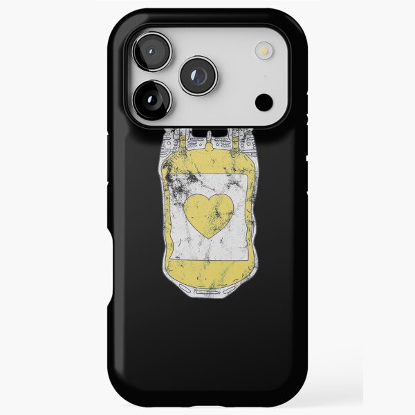 Item preview, Distressed Plasma Donor - Yellow Heart - Plasma Chemist designed and sold by DeWinnes.