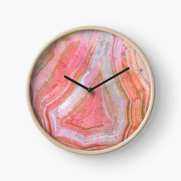 Item preview, Pink Laguna Agate Natural Gem Stone Art designed and sold by AndreaHelmArt.