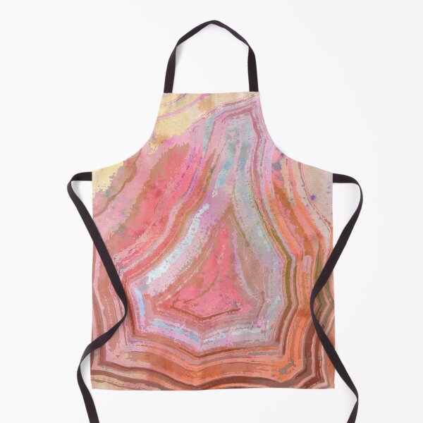 Item preview, Pink Laguna Agate Natural Gem Stone Art designed and sold by AndreaHelmArt.