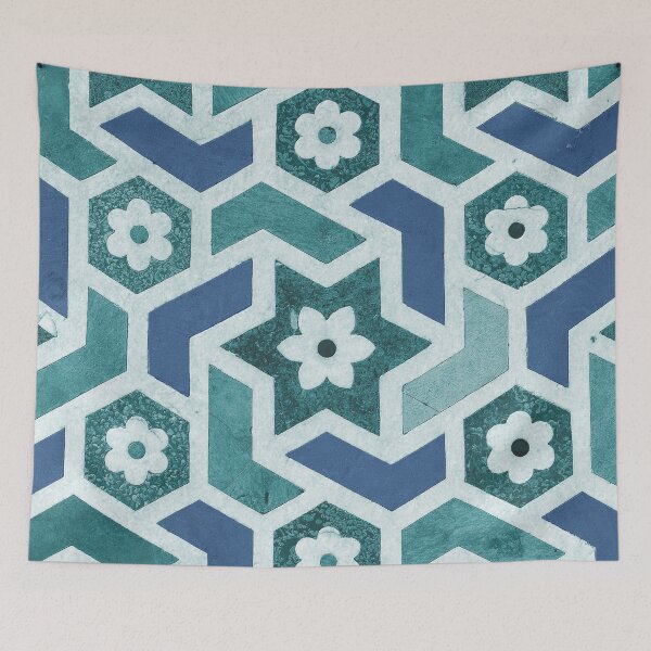Item preview, Beautiful Abstract Blue and Green Pattern designed and sold by HarryHas.
