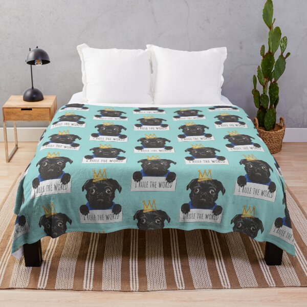 Item preview, Pug King designed and sold by wazoosi.