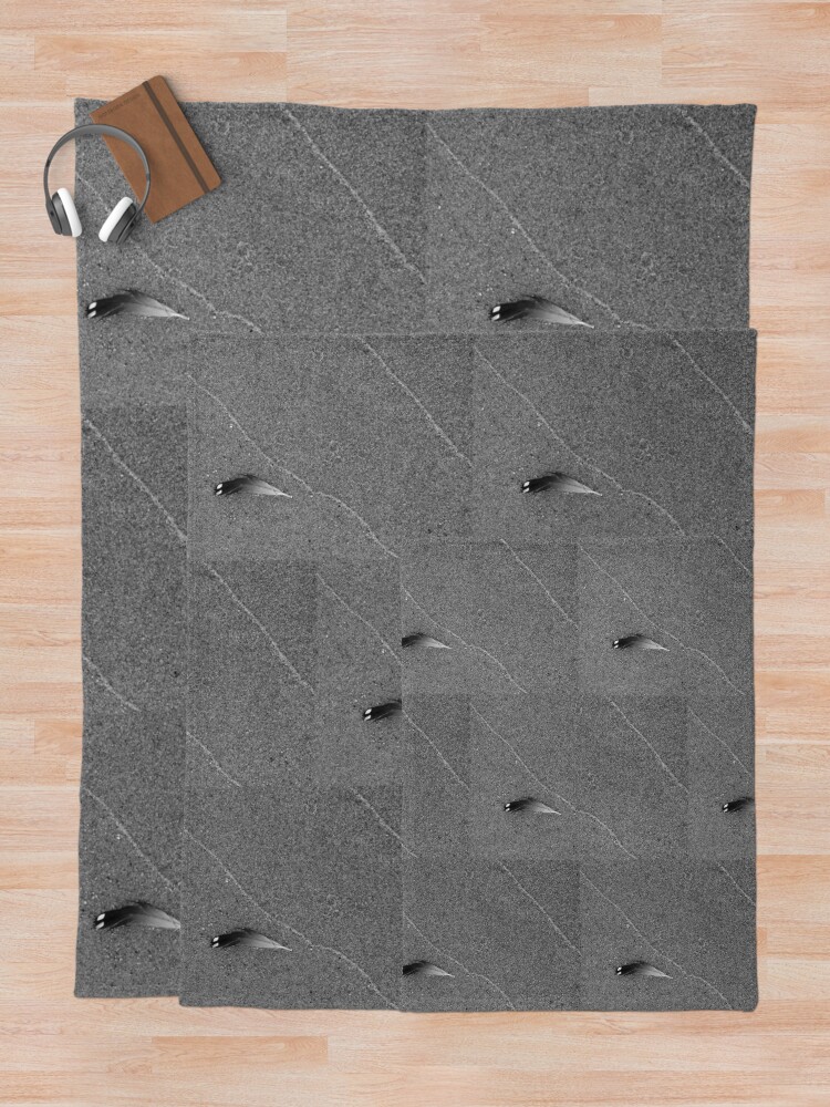 Imagen 5 de 6, Manta con la obra Feather and sand patterns, diseñada y vendida por jrier.