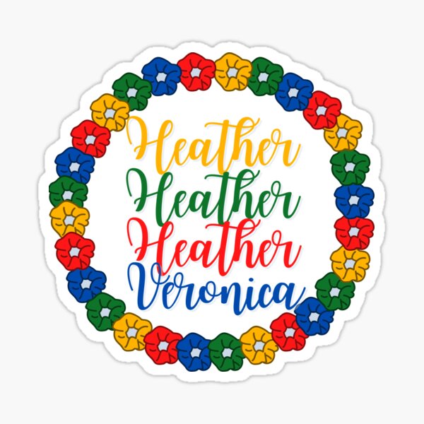 Item preview, Heathers Wreath - Heathers Musical Design designed and sold by Downstage Designs.