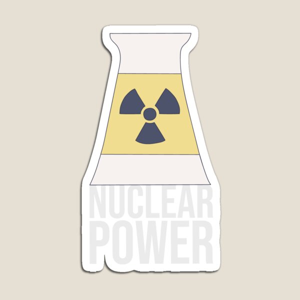 Magnet Aimant Frigo Ø38mm Nuclear Power Nucleaire Green Peace Uranium Radioactif 