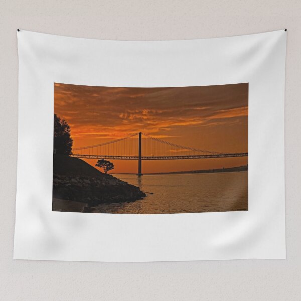 Item preview, Bridge Under Sunset Sky - 1 ©  designed and sold by © Hany G. Jadaa © Prince John Photography.
