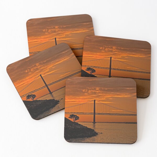 Item preview, Bridge Under Sunset Sky - 1 ©  designed and sold by © Hany G. Jadaa © Prince John Photography.