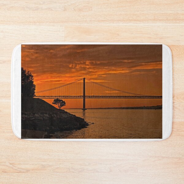 Item preview, Bridge Under Sunset Sky - 1 ©  designed and sold by © Hany G. Jadaa © Prince John Photography.